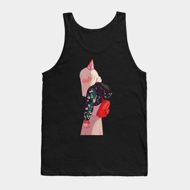 Birthday Aurora Tank Top by kelseydjpaint